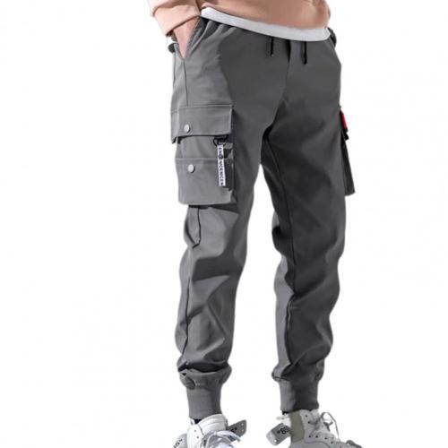 Hot!Autumn Men Pants Hip Hop Harem Joggers Pants 2021New Male Trousers Mens Solid Multi-pocket Cargo Pants Skinny Fit Sweatpants