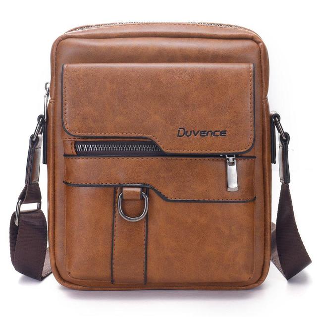 Brand Men Shoulder Bag for 10.4 inches Ipad PU Leather Business Men Messenger Bags Large Man Crossbody Bag Waterproof Travel Bag