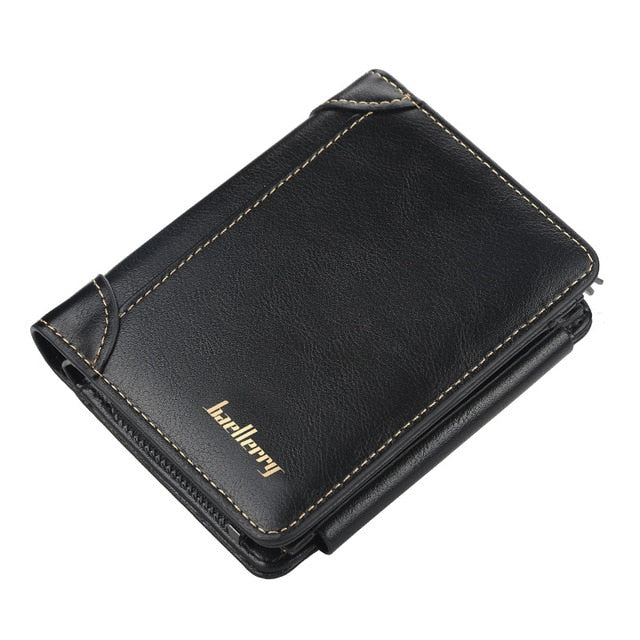 2020 New Leather Men Wallets High Quality Zipper Short Desigh Card Holder Male Purse Vintage Coin Holder Men Wallets