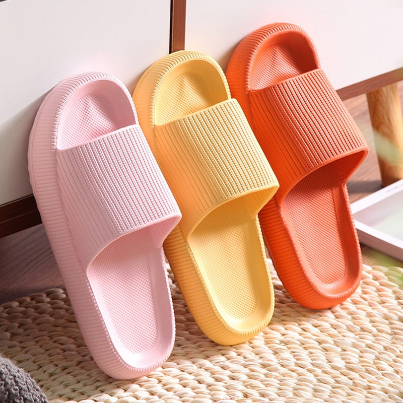 Universal Quick-drying Thickened Non-slip Sandals Thick Sole House Slippers Bathroom Footwear Summer Beach Sandal Slipper тапочк