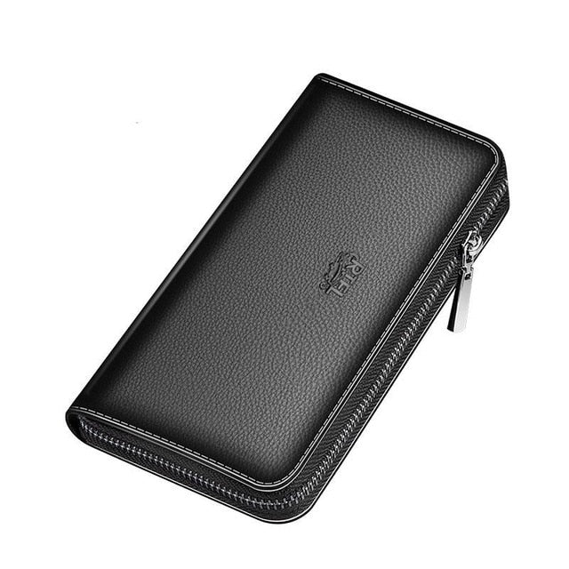 Men's Wallet Clutch Bag Billeteras Para Hombre Mens Wallet Man Purse Leather Genuine Luxury Carteira Masculina Couro 2021