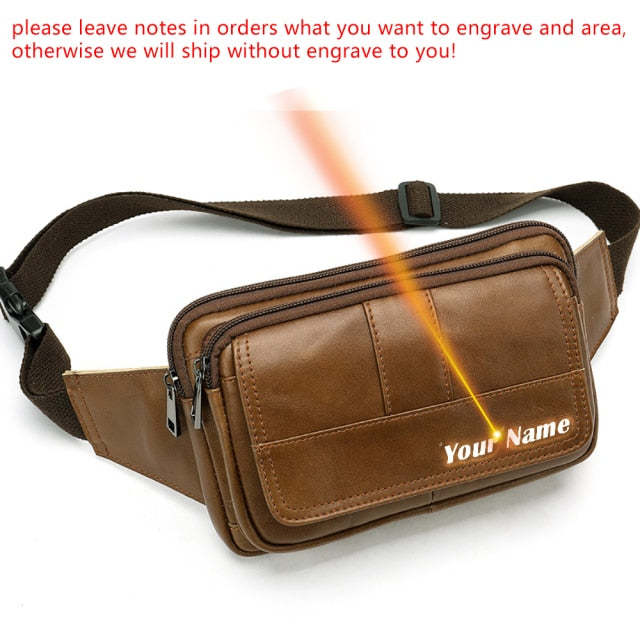 MVA Men's Waist Bag Leather Male Fanny Pack Men's Belt Bag for Man Belt Pouch Phone Hip Bum Bags Belts Travel Waist Packs 8966