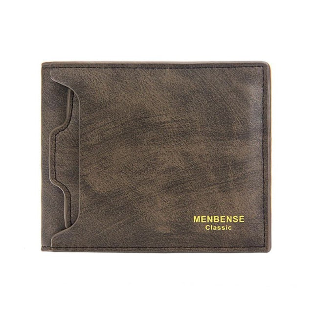 Hot Selling New Men's Short Wallet Iron Edge Korean Youth Men's Horizontal Wallet Trend Card Pack Purse