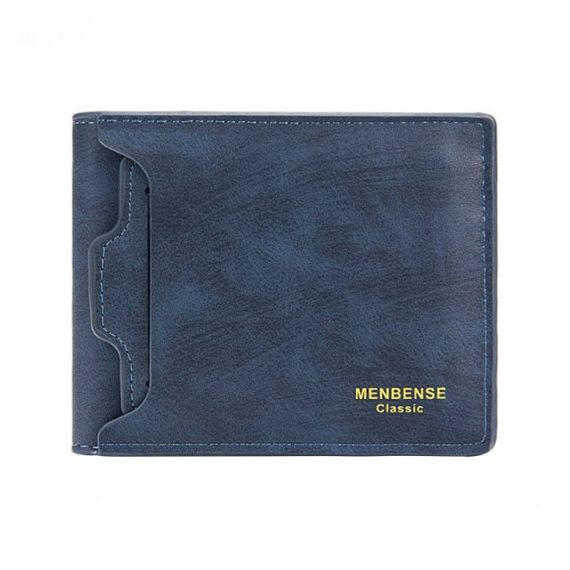 Hot Selling New Men's Short Wallet Iron Edge Korean Youth Men's Horizontal Wallet Trend Card Pack Purse