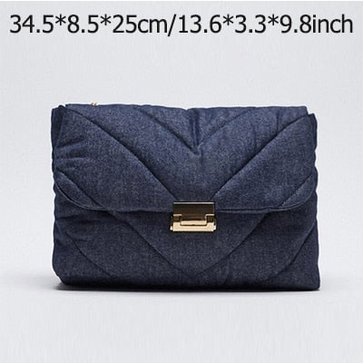 Big Chain Tote Women Shoulder Bag Fashion Large Capacity Messenger Bags for Women 2020 Solid Color Crossbody Bag Women's Bags