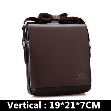 New Arrived Luxury Brand Men's Messenger Bag Vintage PU Leather Shoulder Bag Handsome Crossbody Handbags Free Shipping