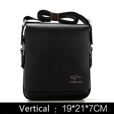 New Arrived Luxury Brand Men's Messenger Bag Vintage PU Leather Shoulder Bag Handsome Crossbody Handbags Free Shipping