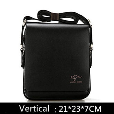 New Arrived Luxury Brand Men's Messenger Bag Vintage PU Leather Shoulder Bag Handsome Crossbody Handbags Free Shipping