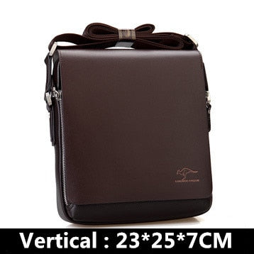 New Arrived Luxury Brand Men's Messenger Bag Vintage PU Leather Shoulder Bag Handsome Crossbody Handbags Free Shipping