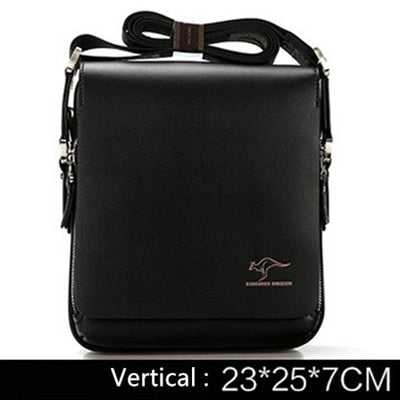 New Arrived Luxury Brand Men's Messenger Bag Vintage PU Leather Shoulder Bag Handsome Crossbody Handbags Free Shipping