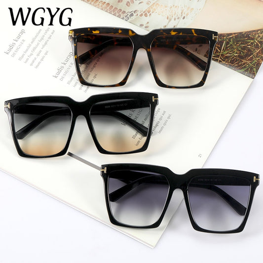 Fashion square sunglasses designer luxury women's cat eye sunglasses classic retro glasses UV400