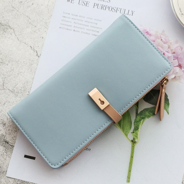 Long Women's Wallet Female Purses Tassel Coin Purse Card Holder Wallets Pu Leather Clutch Money Bag Purses Card Holder Carteira