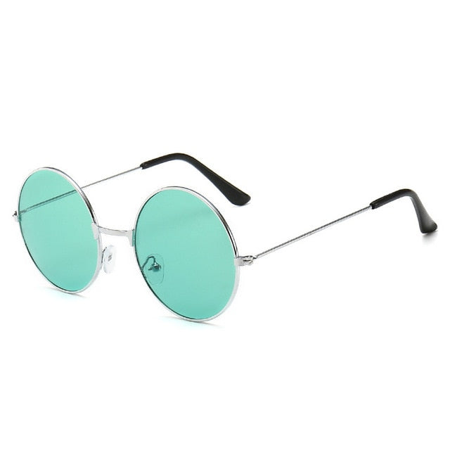 Popular Fishing Leisure Round Metal  Retro Vintage Sunglasses Men Women Fashion Good Quality Photography Sunglasses UV400