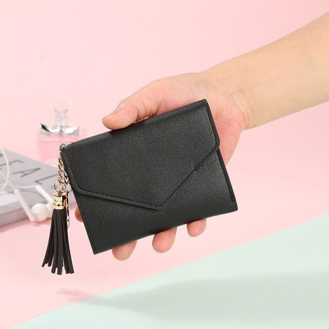 Small Wallet Hot Sale Women's Coin Purse Short Student Cute Mini Coin Bag Keychain Small Bag Coin Wallets