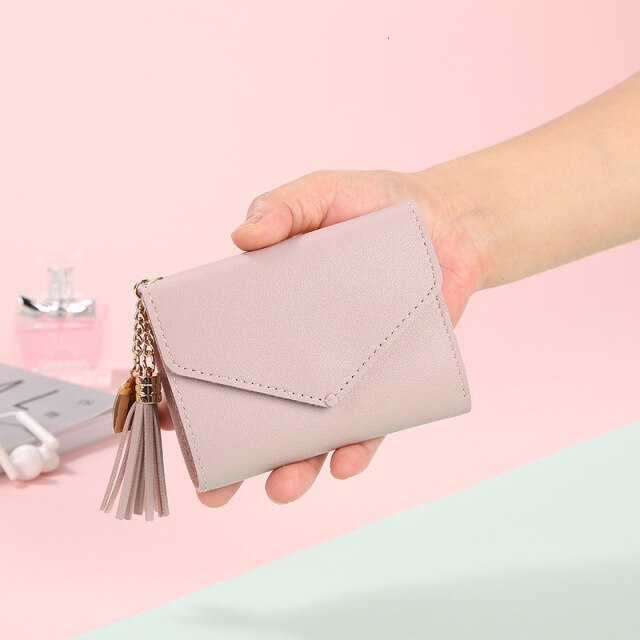 Small Wallet Hot Sale Women's Coin Purse Short Student Cute Mini Coin Bag Keychain Small Bag Coin Wallets