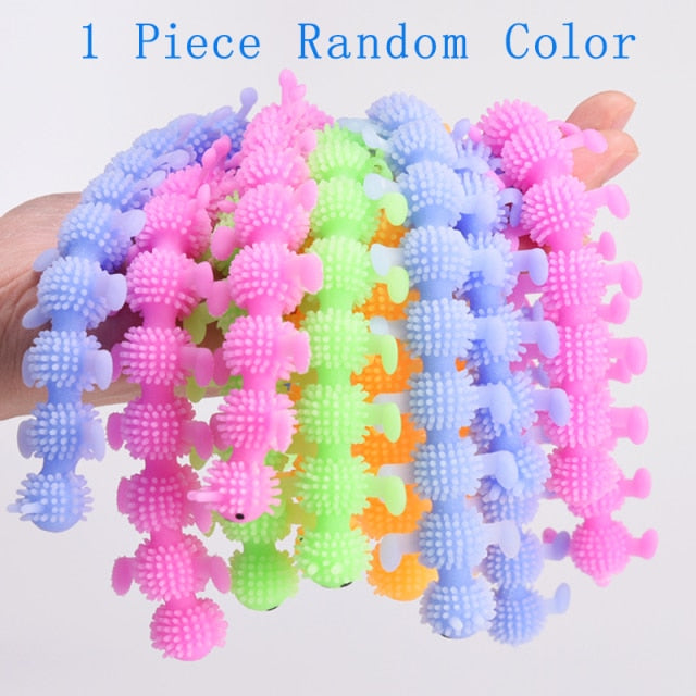 Worm Noodle Stretch String TPR Rope Anti Stress Toys String Fidget Autism Vent Toys  Decompression Toy Sqishy Toy