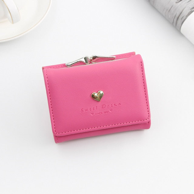 New Women's Wallet Short Cartoon Cute Zero Wallet Coin Purses Bag Girl Small Lady Wallet Cardholder