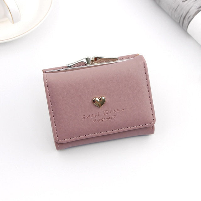 New Women's Wallet Short Cartoon Cute Zero Wallet Coin Purses Bag Girl Small Lady Wallet Cardholder