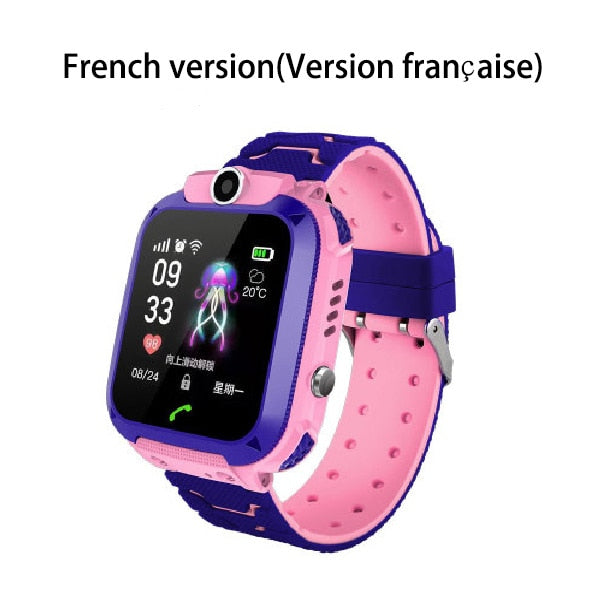 Children's Smart Watch SOS Phone Watch Smartwatch For Kids With Sim Card Photo Waterproof IP67 Kids Gift For IOS Android