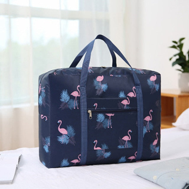 2021 Nylon Foldable Travel Bags Unisex Large Capacity Bag Luggage Women WaterProof Handbags Men Travel Bags Clothing Organizer