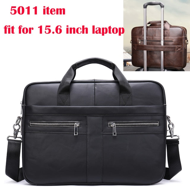 WESTAL Bag men's Genuine Leather briefcase Male man laptop bag natural Leather for men Messenger bags men's briefcases 2019