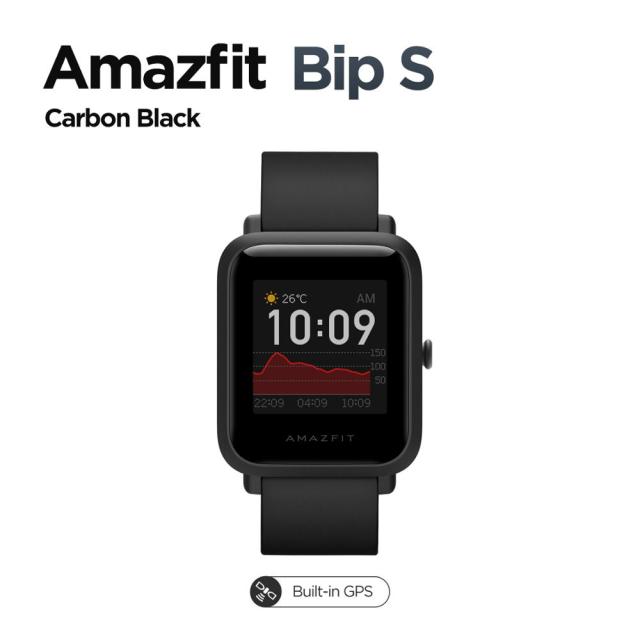 In Stock 2020 Global Amazfit Bip S Smartwatch 5ATM waterproof built in GPS GLONASS Smart Watch for Android iOS Phone