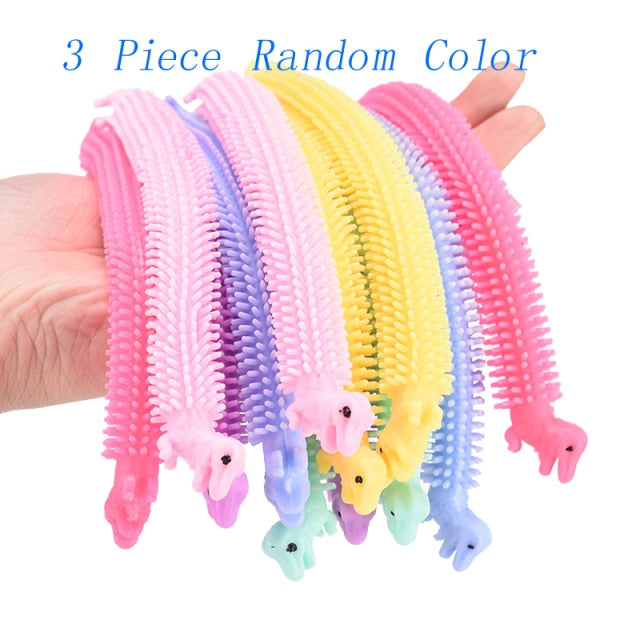 Worm Noodle Stretch String TPR Rope Anti Stress Toys String Fidget Autism Vent Toys  Decompression Toy Sqishy Toy