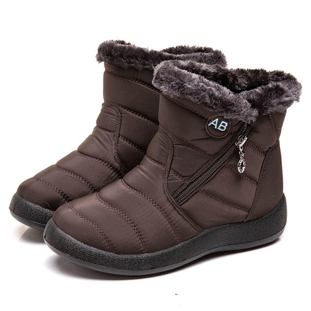 Women Boots 2021 Fashion Waterproof Snow Boots For Winter Shoes Women Casual Lightweight Ankle Botas Mujer Warm Winter Boots