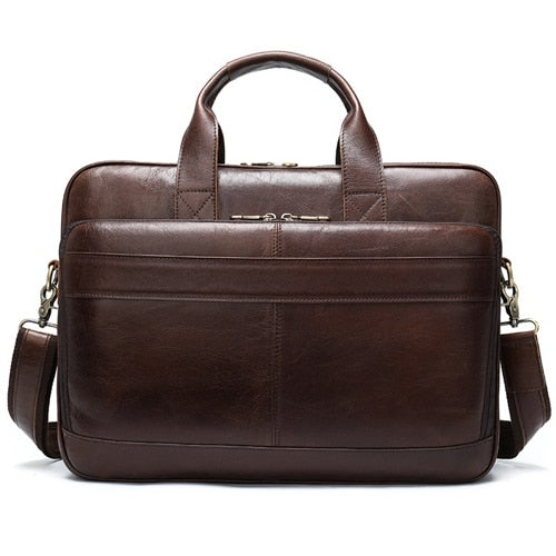 WESTAL Men's Leather Bag Men's Briefcase Office Bags for Men Bag Man's Genuine Leather Laptop Bags Male Totes Briefcase Handbag