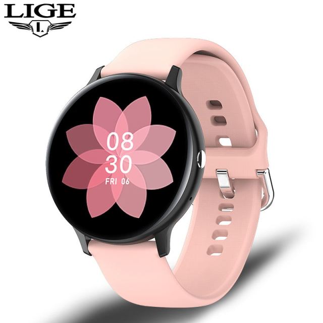 LIGE 2021 Bluetooth Answer Call Smart Watch Men Full Touch Dial Call Fitness Tracker IP67 Waterproof 4G ROM Smartwatch for women