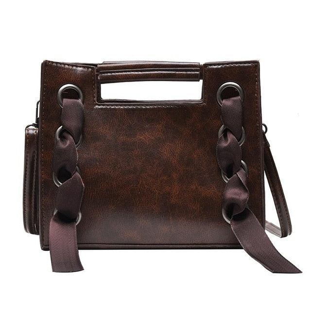 Fashion Handbag Bag Women's All-match Shoulder/Crossbody Bag Fashion Chain Square Sling Bag Rivet Bag