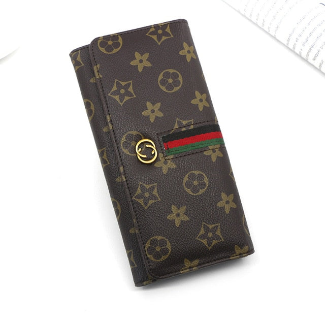 2021 new fashion European and American women's wallets, clutches, coin purses, large-capacity card holders, brand bags, women