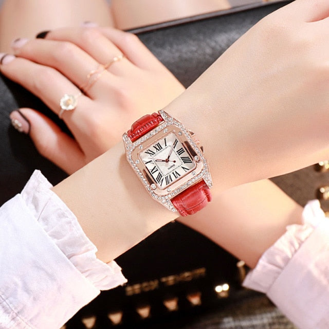 2022 Women Watches Bracelet set Starry Sky Ladies Bracelet Watch Casual Leather Quartz Wristwatch Clock Relogio Feminino