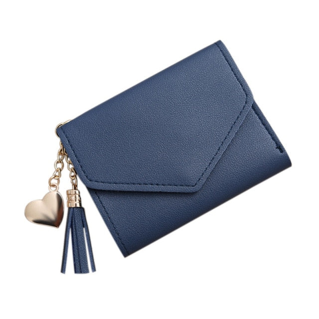 New Leather Small Wallets Women Luxury Brand Design Mini Short Wallet Purses Female Short Coin Zipper Purse Credit Card Holder