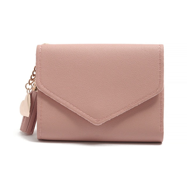 New Leather Small Wallets Women Luxury Brand Design Mini Short Wallet Purses Female Short Coin Zipper Purse Credit Card Holder