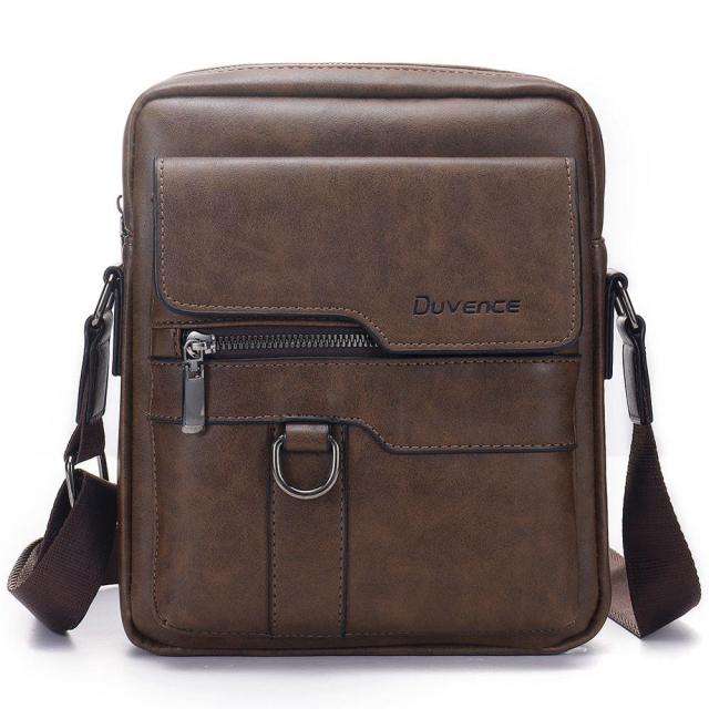 Brand Men Shoulder Bag for 10.4 Inches Ipad PU Leather Business Men Messenger Bags Large Man Crossbody Bag Waterproof Travel Bag