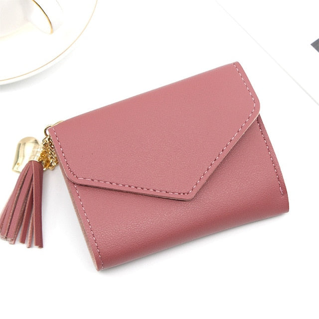 New Arrival Wallet Short Women Wallets Purse Patchwork Fashion Panelled Wallets Trendy Coin Purse Card Holder Leather