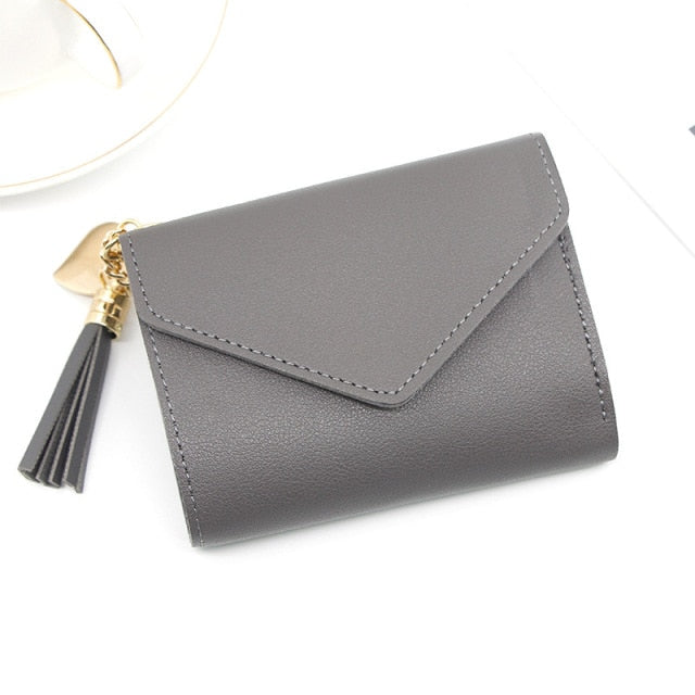 New Arrival Wallet Short Women Wallets Purse Patchwork Fashion Panelled Wallets Trendy Coin Purse Card Holder Leather