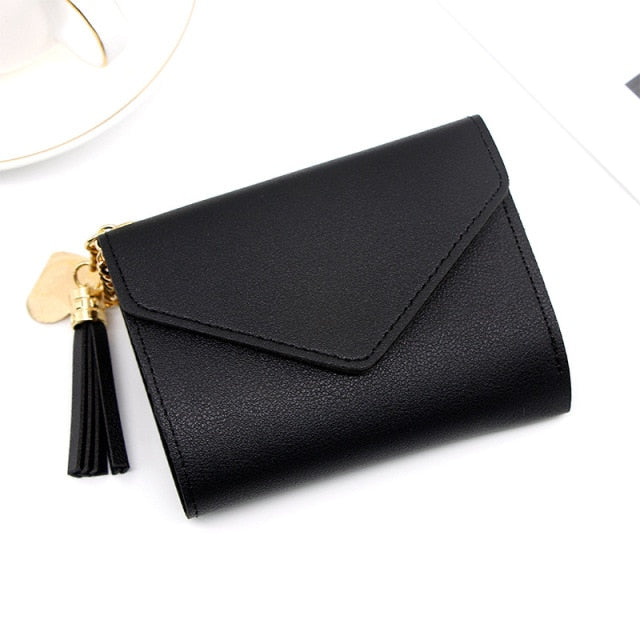 New Arrival Wallet Short Women Wallets Purse Patchwork Fashion Panelled Wallets Trendy Coin Purse Card Holder Leather