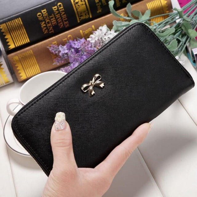 Women's Wallet Female Purses Tassel Coin Purse Card Holder Wallets Female Pu Leather Clutch Money  purse