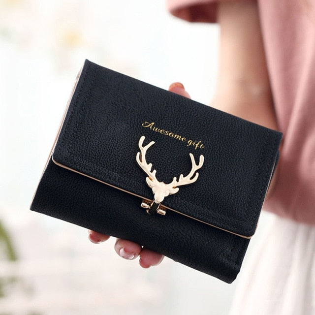 Women's Wallet Purse PU Leather New Fashion Clutch Portefeuille Large Capacity Long Short Coin Pocket Ladies Designer Wallets