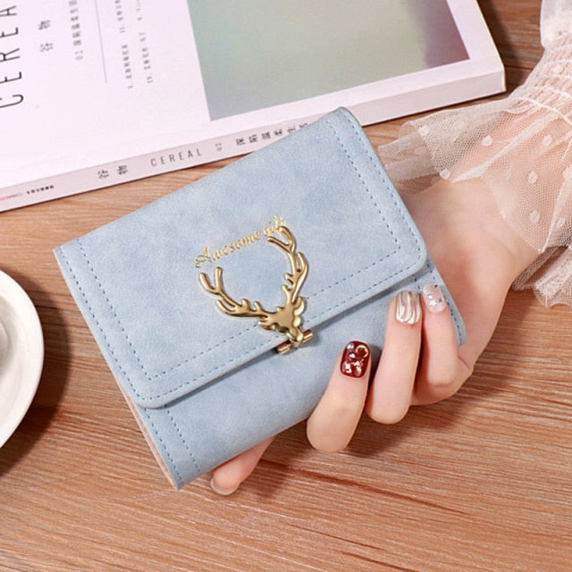 Women's Wallet Purse PU Leather New Fashion Clutch Portefeuille Large Capacity Long Short Coin Pocket Ladies Designer Wallets