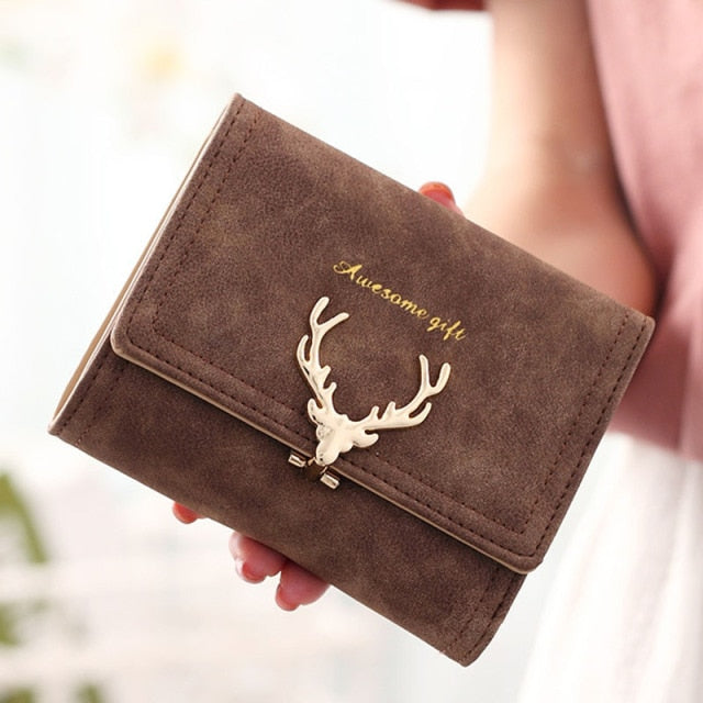 Women's Wallet Purse PU Leather New Fashion Clutch Portefeuille Large Capacity Long Short Coin Pocket Ladies Designer Wallets