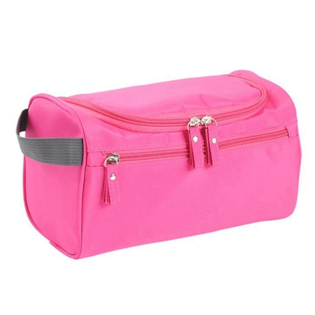 Men Travel Cosmetic Bag Functional Hanging Zipper Makeup Case Necessaries Organizer Storage Pouch Toiletry Make Up Wash Bag