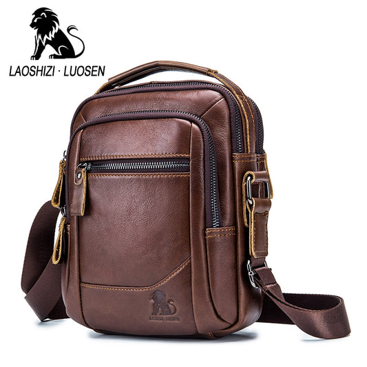 Quality Guarantee Men's Genuine Leather Bag Crossbody Bags for Men Messenger Bag Man cow Leather Shoulder Bags Male Handbags