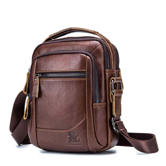 Quality Guarantee Men's Genuine Leather Bag Crossbody Bags for Men Messenger Bag Man cow Leather Shoulder Bags Male Handbags